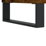 vidaXL Table basse chêne fumé 102x50x40 cm bois d'ingénierie