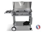 Pack plancha électrique planchaelec lux 830 inox - chariot monceau