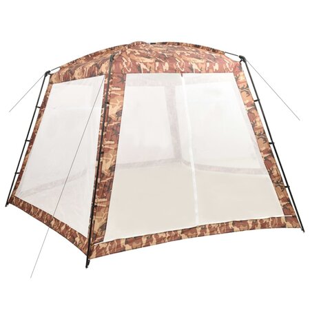vidaXL Tente de piscine Tissu 590x520x250 cm Camouflage