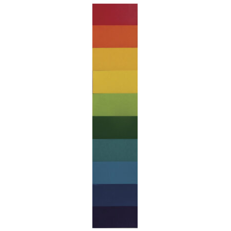 Feuille de cire Kit Arc - en - ciel  10x5cm  10coul. assort.  10 pces