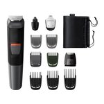 Philips mg5730/15 tondeuse barbe / cheveux : 11 en 1 - tondeuse nez  oreilles  corps - lames dualcut - etanche - autonomie 80 min