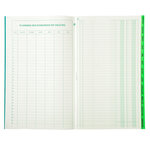 Piqûre 32x19 5cm echeancier 80 pages exacompta
