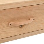 vidaXL Meuble TV Bois de sapin massif 120 x 33 x 35 cm