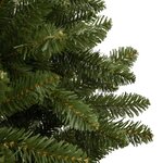 vidaXL Sapin de Noël artificiel à charnières avec support vert 120 cm