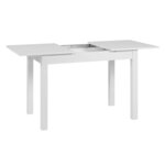 Finori Table à dîner extensible Mora 80B blanc