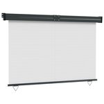 vidaXL Auvent latéral de balcon 170x250 cm Crème