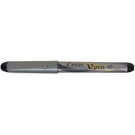 Stylo plume jetable v-pen silver pointe moyenne noir x 12 pilot