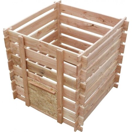 Composteur en bois de douglas naturel 700 litres