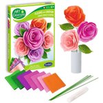 SENTOSPHERE Fleurs en Crépon Roses - Pour Enfant