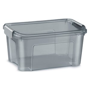 Boîte de rangement smart box 13 litres recyclée translucide - cep