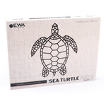 Puzzle Mural En Bois - Tortue 84 Cm