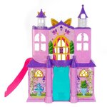 Enchantimals - château royal enchantimals 66 cm avec poupée renard  figurine  et 19 éléments de jeu - maison mini-poupée - des 4 ans