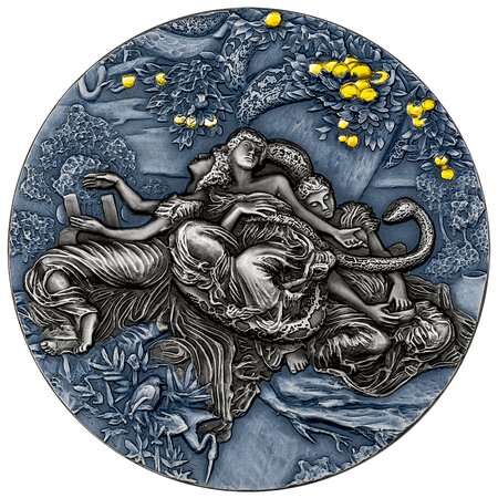 GARDEN OF HESPERIDES 2 onces argent monnaie 5 Dollars Niue 2023