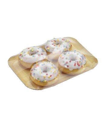 (lot   525 barquettes) barquette carton thermoformée 150 x 105 x 12