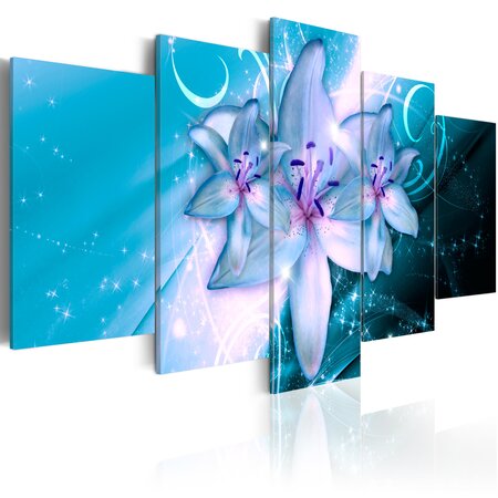 Tableau - sapphire nights l x h en cm 100x50