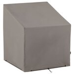Madison Housse de chaise longue 100x100x70 cm Gris