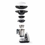Robot culinaire chauffant LIVOO DOP142G - Gris et métal