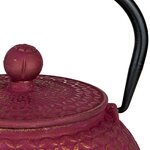 Théière Tsubaki rose 600 ml + coffret de thés japonais