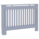 vidaXL Cache-radiateur Anthracite 112x19x81 cm MDF