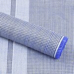 vidaXL Tapis de tente 400x250 cm Bleu