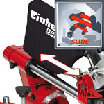 Einhell scie à onglet radiale 1800w te-sm 2131 dual