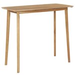 vidaXL Mobilier à dîner d'extérieur 5 Pièces Bois d'acacia solide
