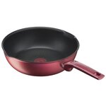 TEFAL G2737702 DAILY CHEF Poele 26cm, Induction, Résistante, Antiadhésive, Facile a nettoyer, Saine, Fabriquée en France