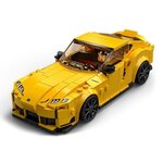 Lego 76901 speed champions toyota gr supra  jouet voiture de course avec pilote  enfant 7 ans et plus
