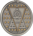 Monnaie en argent 5 dollars g 62.2 (2 oz) millésime 2023 alchemist homunculus paracelsus