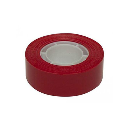 Ruban adhésif rouge 19mm x 33m apli