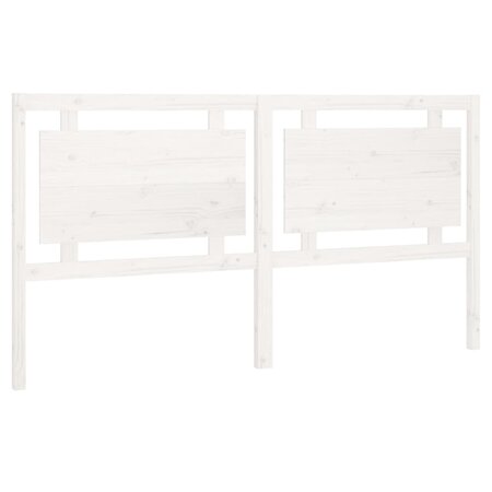 vidaXL Tête de lit Blanc 185 5x4x100 cm Bois massif de pin