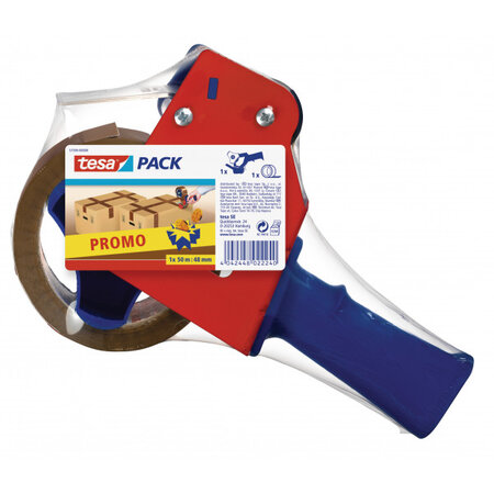 Ruban adhésif emballage tesa pack havane + 1 dérouleur