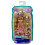 Enchantimals poupée gabriela gazelle 15 cm et relais