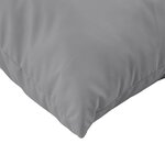 vidaXL Coussins décoratifs 4 Pièces gris 60x60 cm tissu