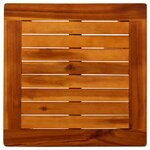 vidaXL Table basse de jardin 45x45x36 cm Bois solide d'acacia