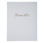 Livre D'or Balacron Avec Titre 100 Pages Blanches - 27x22 Cm Vertical - Blanc - X 2 - Exacompta