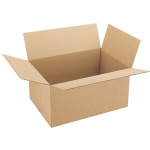 Caisse américaine kraft brun simple cannelure h 30 x l 40 x p 60 cm - lot de 20 - tailleur ondulys