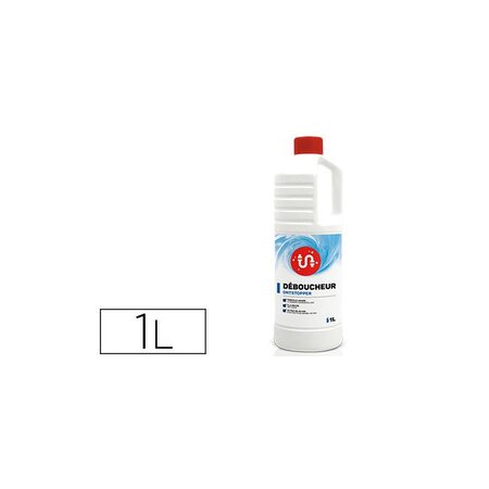 Flacon 1l déboucheur liquide dissout matières organiques sans abîmer tuyauterie coldis