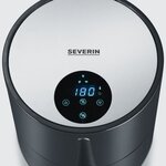 SEVERIN FR2455 Multicuiseur à air chaud ultra compact 1,8 L - Friteuse sans huile - Température et temps réglables - Affichage LED