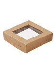 (1 lot   300 boîtes) boîte carton avec couvercle séparé 200 x 140 x 45