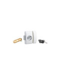 THIRARD - Verrou à bouton Universel ajustable pour entrée  HG 5+  dim. cylindre de 35 à 80mm  acier  5 clés  epoxy blanc