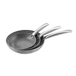 PRADEL EXCELLENCE Lot de 3 poeles 32003I diametre 20-24-28cm Tous feux dont induction