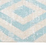 vidaXL Tapis à tissage plat d'extérieur 115x170 cm Vert et beige