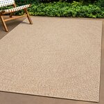 vidaXL Tapis 140x200 cm aspect jute intérieur et extérieur