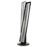 Domo ventilateur tour 107 cm 45 w noir et argenté