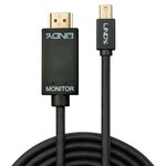 Lindy 36926 câble vidéo et adaptateur 1 m hdmi type a (standard) mini displayport noir