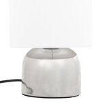 vidaXL Lampes de table 2 Pièces Bouton tactile Blanc E14