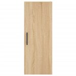 vidaXL Buffet haut Chêne sonoma 34 5x34x180 cm Bois d'ingénierie