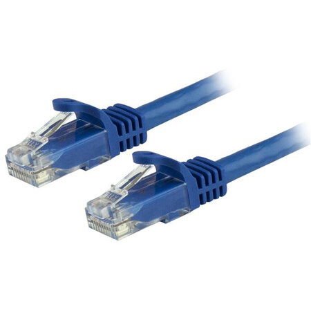 Startech.com câble réseau cat6 gigabit utp sans crochet de 7m - cordon ethernet rj45 anti-accroc - m/m - bleu
