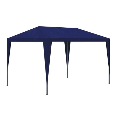 vidaXL Tonnelle de jardin Tente de réception Chapiteau Bleu 3x3m